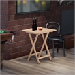 Winsome Delayne Folding Table in Natural Finish
