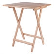 Winsome Delayne Folding Table in Natural Finish