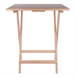 Winsome Delayne Folding Table in Natural Finish