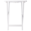 Winsome Alex 2-Pc Snack Table Set in White Finish