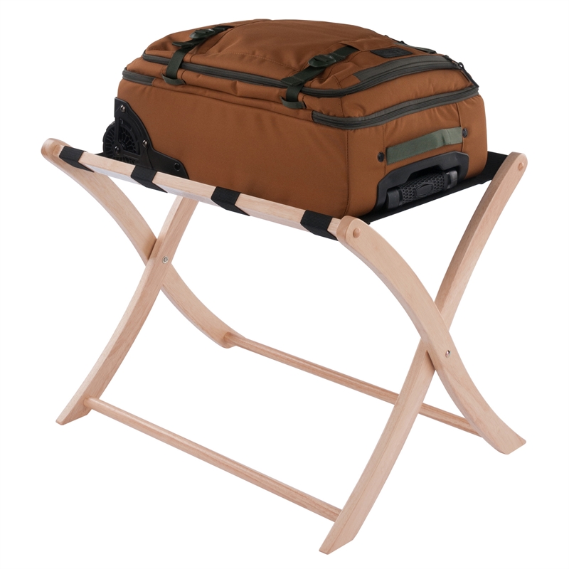 Winsome Scarlett Luggage Rack in Natural Finish
