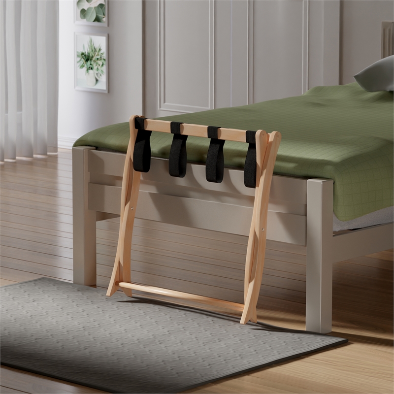 Winsome Scarlett Luggage Rack in Natural Finish