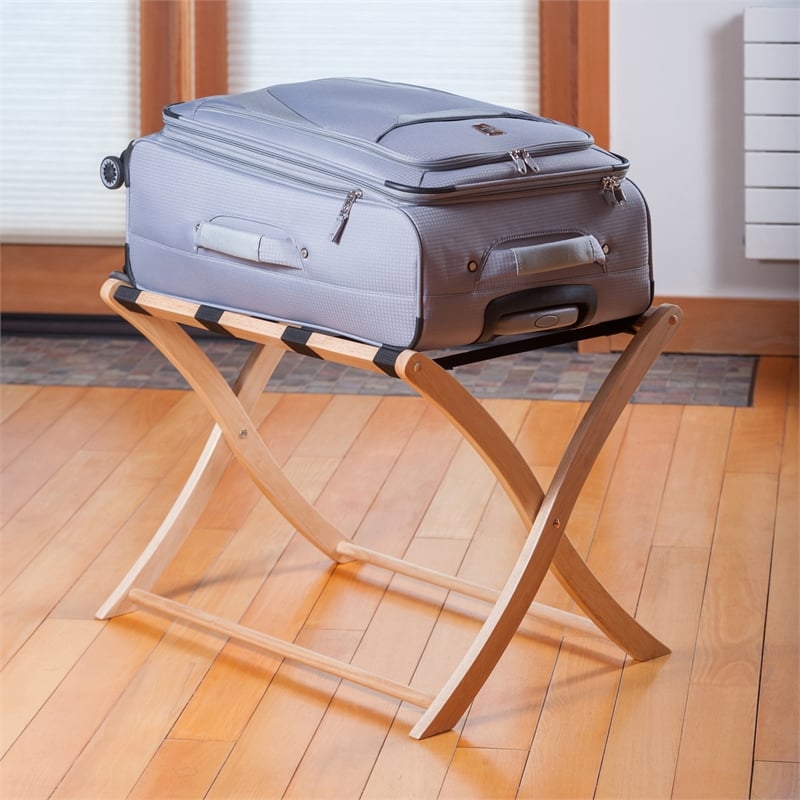 Winsome Scarlett Luggage Rack in Natural Finish