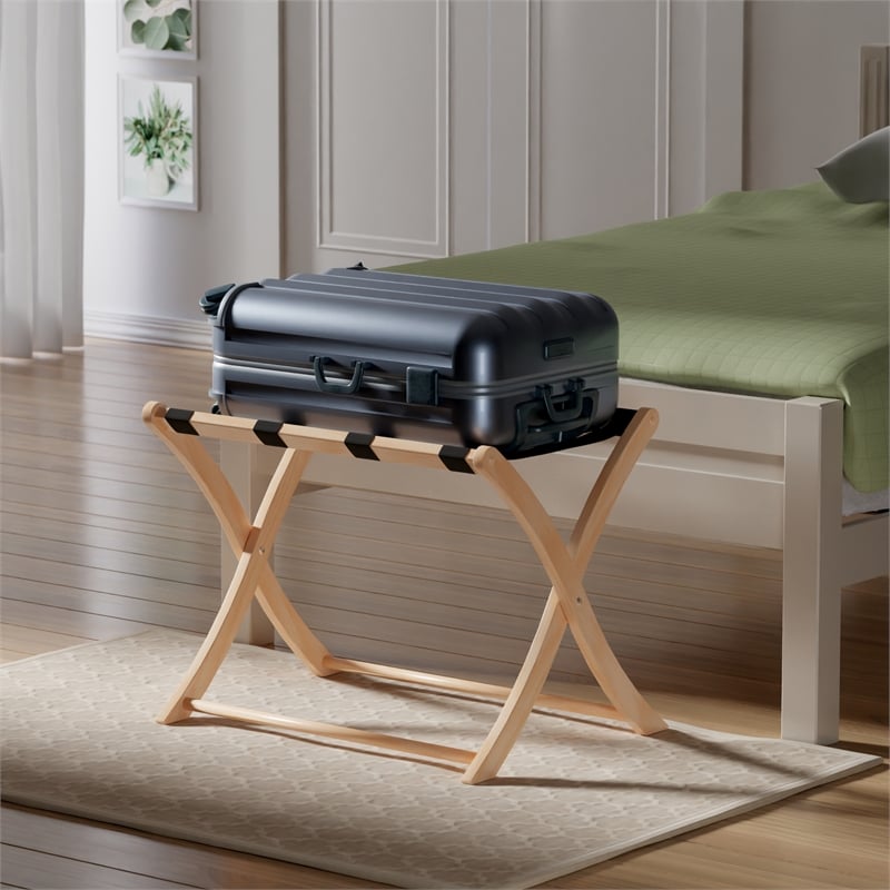 Winsome Scarlett Luggage Rack in Natural Finish