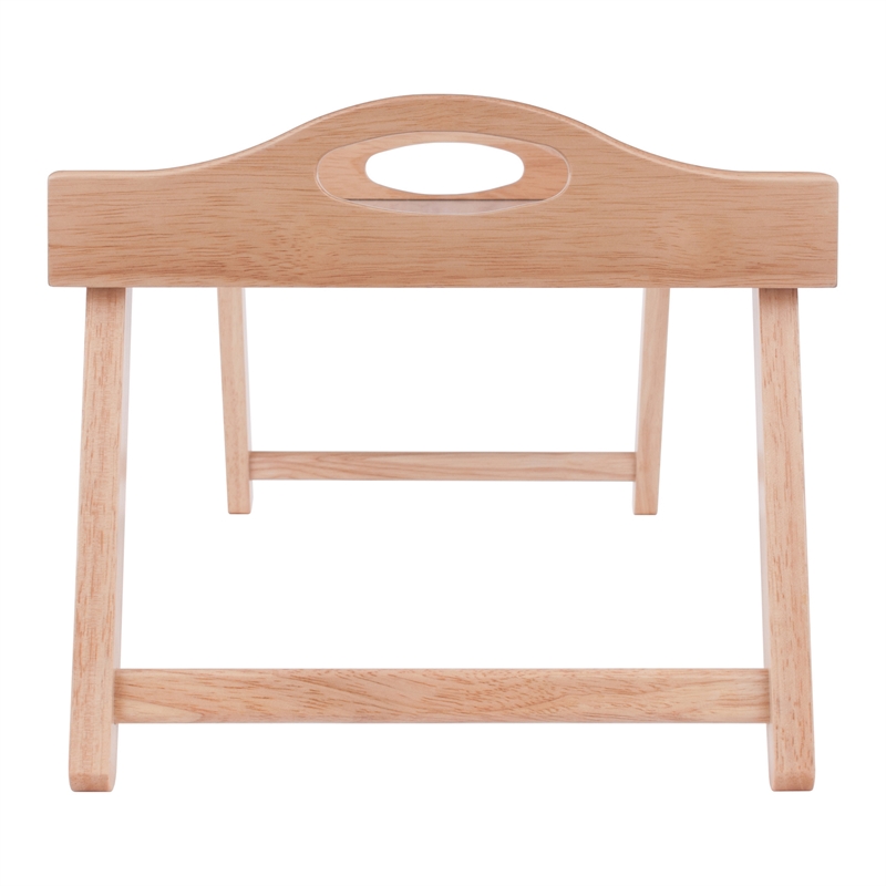 Alani Breakfast Tray Natural and White Finish