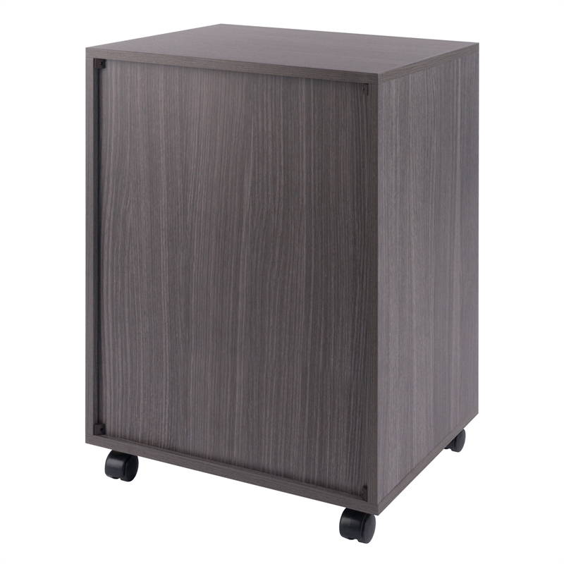 Halifax 5 Drawer Mobile Cabinet Charcoal Finish