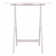 Corbett Set of 2 Oversized Snack Tables White Finish