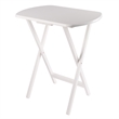 Corbett Set of 2 Oversized Snack Tables White Finish