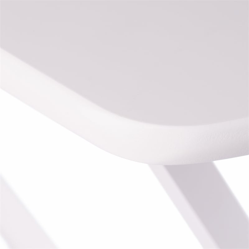 Corbett Set of 2 Oversized Snack Tables White Finish