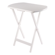 Corbett Set of 2 Oversized Snack Tables White Finish