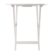 Corbett 4 Oversized Snack Table and Stand White Finish