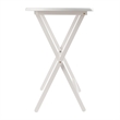 Corbett 4 Oversized Snack Table and Stand White Finish