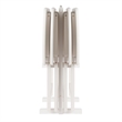 Corbett 4 Oversized Snack Table and Stand White Finish