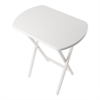 Corbett 4 Oversized Snack Table and Stand White Finish
