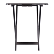 Corbett 4 Oversized Snack Table and Stand Coffee Finish