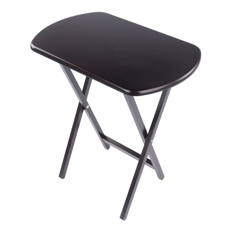 Corbett 4 Oversized Snack Table and Stand Coffee Finish
