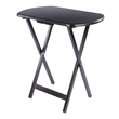 Corbett 4 Oversized Snack Table and Stand Coffee Finish