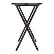 Corbett 4 Oversized Snack Table and Stand Coffee Finish