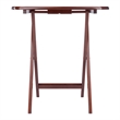 Corbett Set of 2 Oversized Snack Tables Walnut Finish