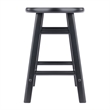 Element 2-Pc Dining Stool Set Black Finish