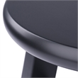 Element 2-Pc Dining Stool Set Black Finish