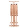 Riley 5-Pc Set Snack Table Natural Finish