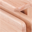Riley 5-Pc Set Snack Table Natural Finish