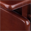 Riley 3-Pc Set Snack Table Walnut Finish