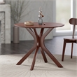 Winsome Lexa Dining Table with Splayed Legs in Walnut Finish