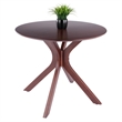 Winsome Lexa Dining Table with Splayed Legs in Walnut Finish