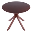 Winsome Lexa Dining Table with Splayed Legs in Walnut Finish