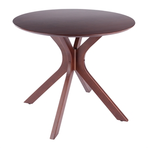 Winsome Lexa Dining Table with Splayed Legs in Walnut Finish