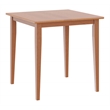 Winsome Groveland Square Transitional Solid Wood Dining Table in Light Oak