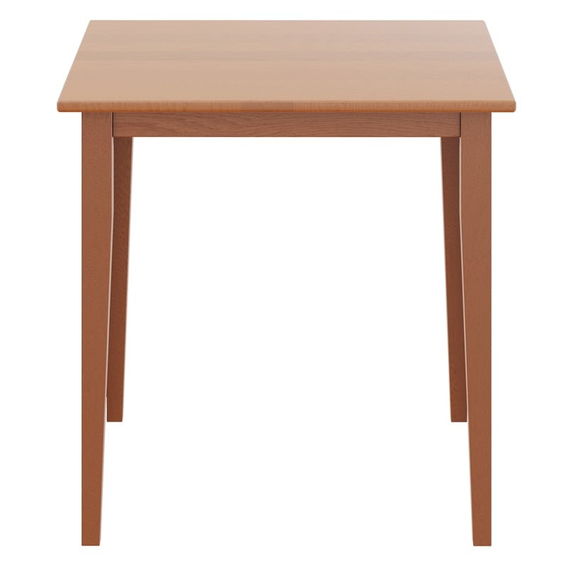 Winsome Groveland Square Transitional Solid Wood Dining Table in Light Oak