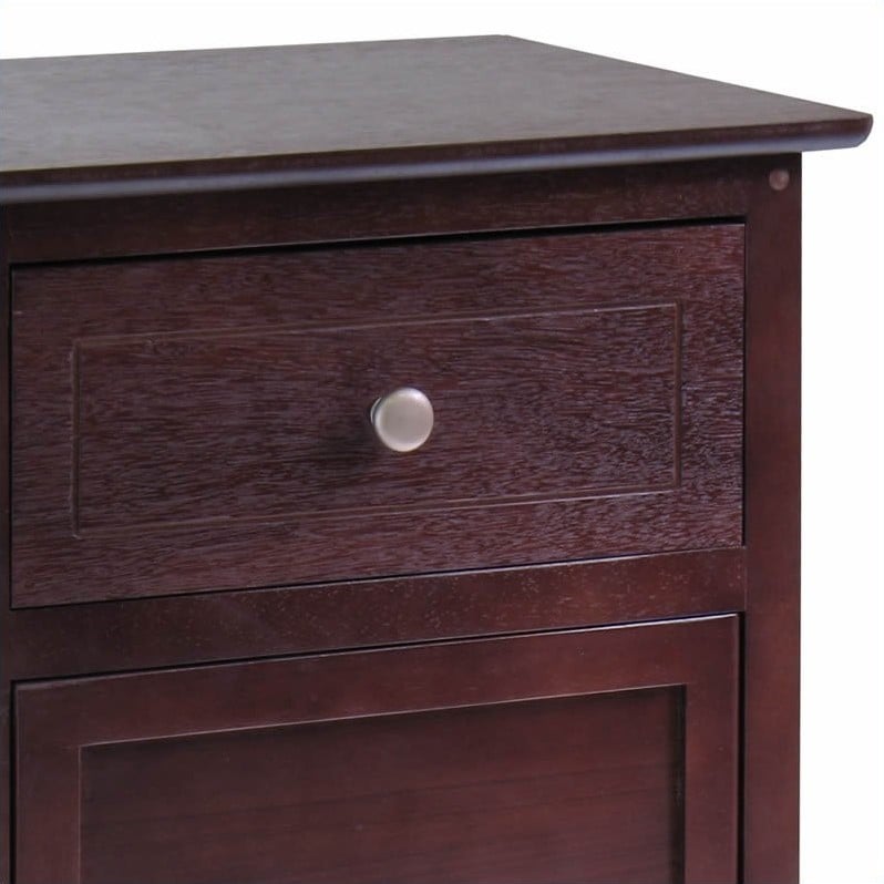 Nightstand with Drawer and in Antique Walnut 94215