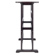 Winsome Vinny Transitional Solid Wood Wine Rack and Glass Holder - Dark Espresso