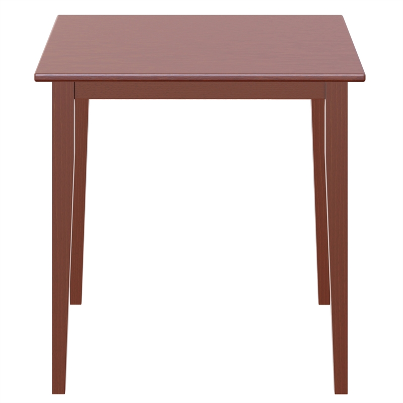 Winsome Groveland Square Transitional Solid Wood Dining Table in Antique Walnut