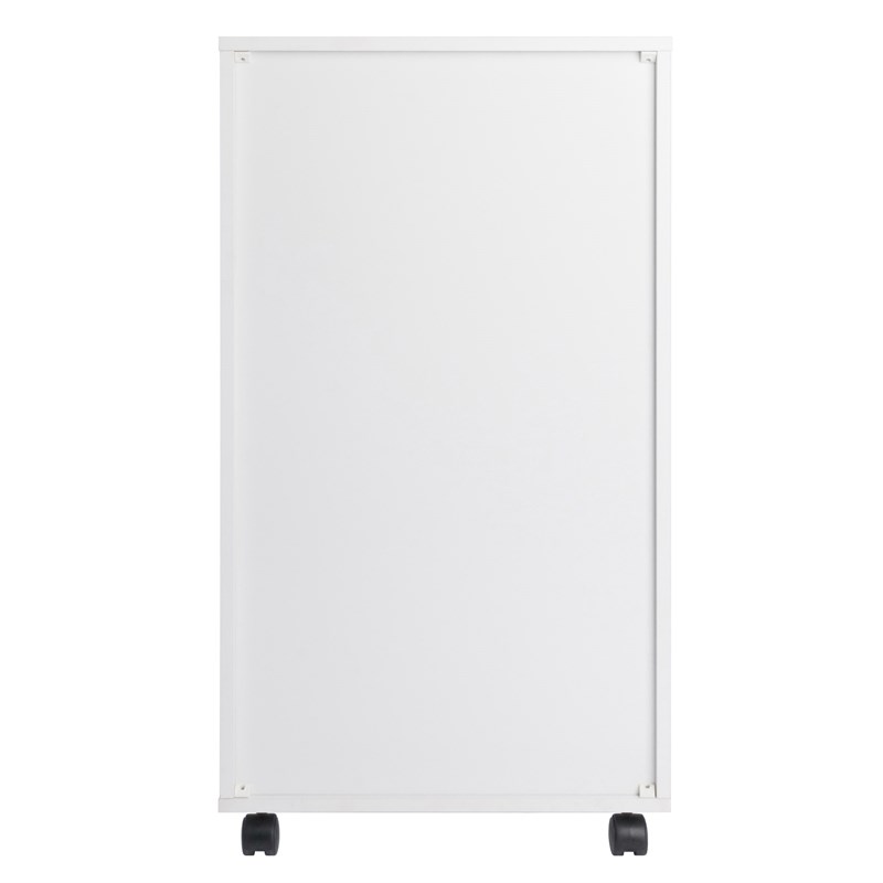 Winsome Halifax 7-Drawer Transitional Wood Storage Cabinet in White