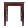 Winsome Xola 3-Piece Transitional Solid Wood Nesting Table in Cappuccino