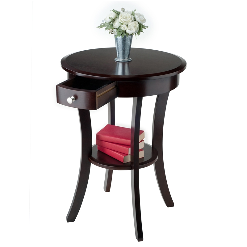 sasha round accent table