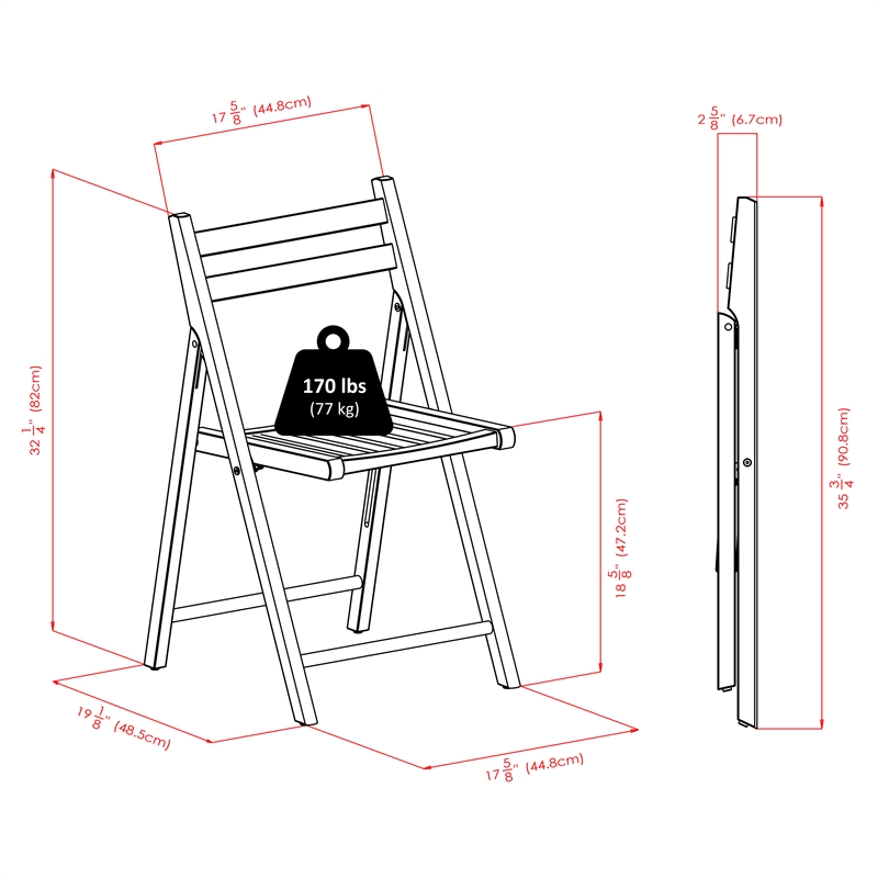 4pc Robin Folding Chair Set White buy - Winsome