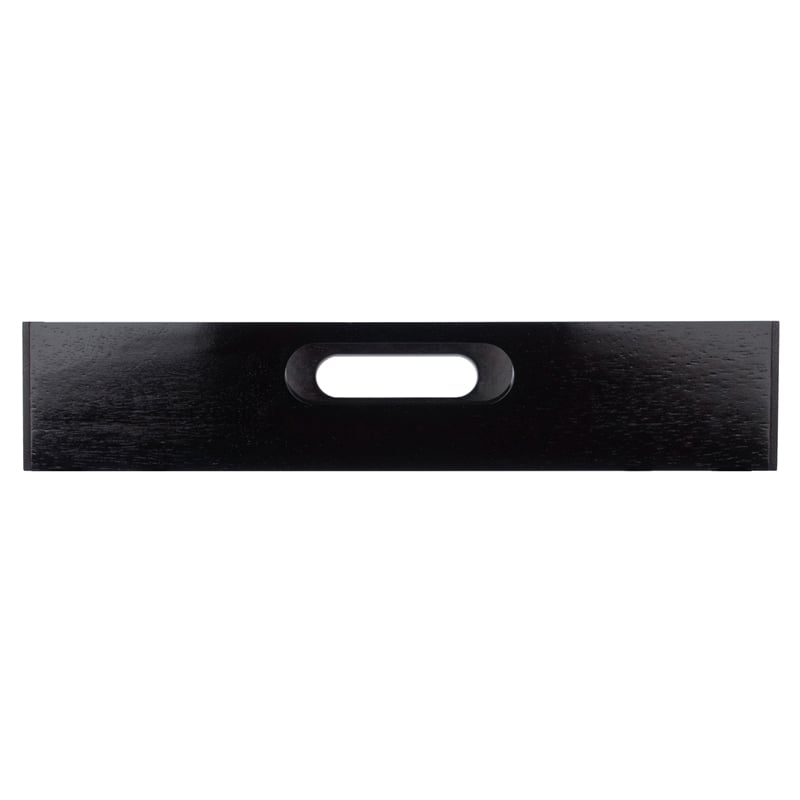 Winsome Benito Transitional Solid Wood Bed Tray with Foldable Legs in Espresso