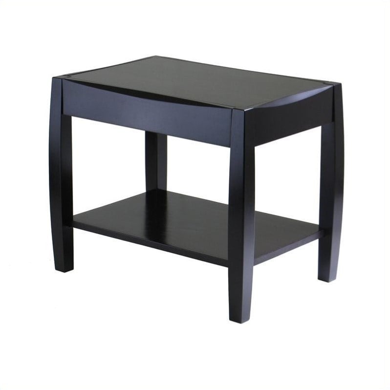 Winsome Cleo End Table in dark Espresso Finish   92024