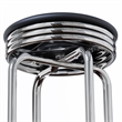 Winsome Summit 3-Piece Round Contemporary Wood/Metal Pub Set in Black