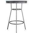Winsome Summit 3-Piece Round Contemporary Wood/Metal Pub Set in Black