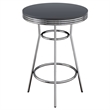 Winsome Summit 3-Piece Round Contemporary Wood/Metal Pub Set in Black
