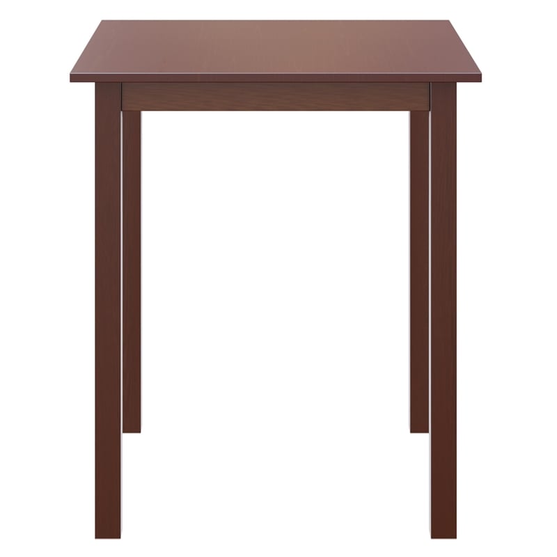 Winsome Parkland Square Transitional Solid Wood Pub Table in Antique Walnut