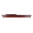 Winsome Alden Solid Wood Lap Desk Flip Top w/ Drawer and Foldable Legs in Walnut