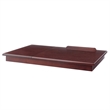 Winsome Alden Solid Wood Lap Desk Flip Top w/ Drawer and Foldable Legs in Walnut