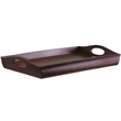 Winsome Sedona Transitional Solid Wood Bed Tray with Foldable Legs in Walnut